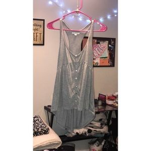 Grey tank w/ buttons